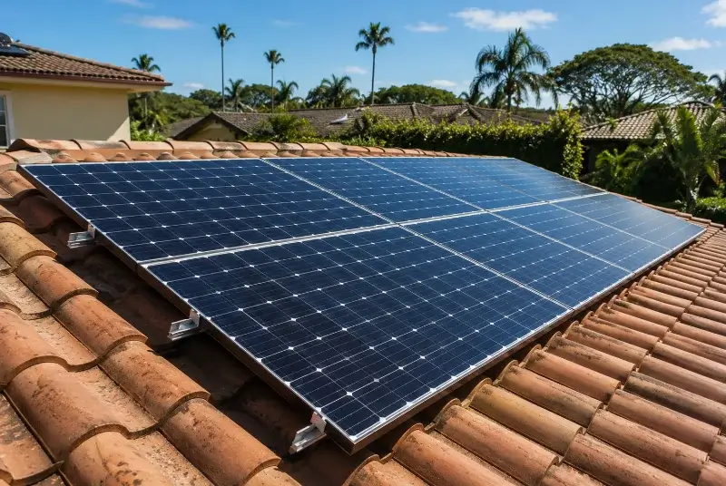 Installation de panneaux solaires à Sand